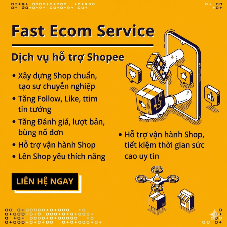 Tuyển Cộng tác việc bán dịch vụ hỗ trợ Shopee của Fast Ecom Service
