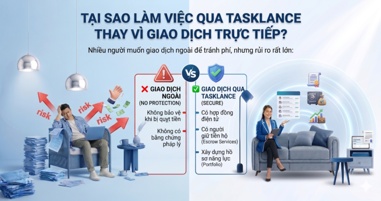 🛡️ Có Nên Giao Dịch Ngoài Tasklance? Rủi Ro Và Quyền Lợi